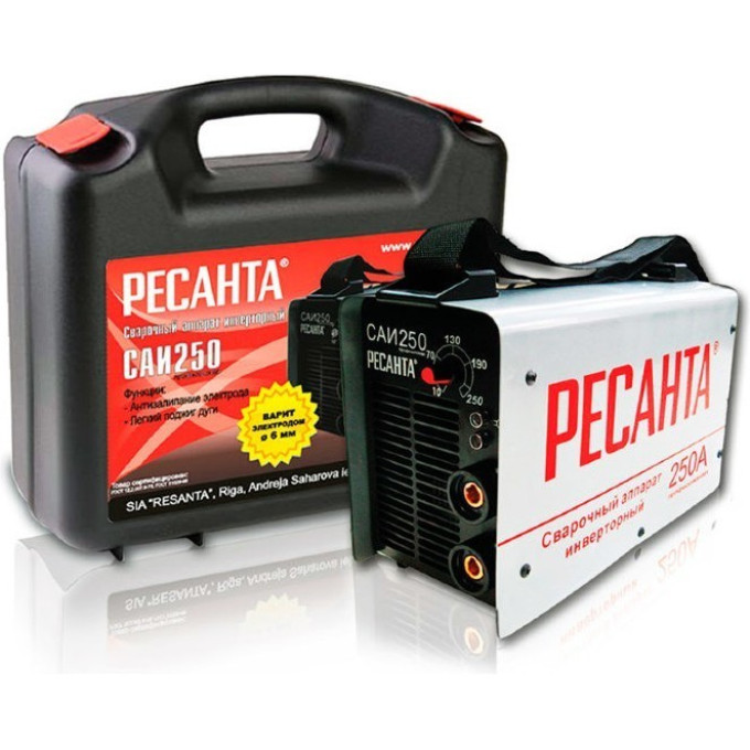 Сварочный аппарат РЕСАНТА САИ-250 в кейсе 65/23